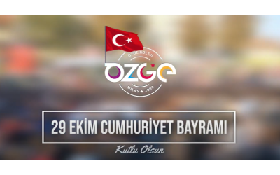 CUMHURİYET BAYRAMI RESMİ TÖRENİNE KATILDIK