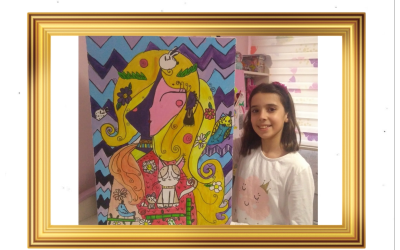 Görsel Sanatlar 23 Nisan Tuval Çalışmaları