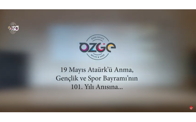 19 Mayıs Atatürk'ü Anma, Gençlik ve Spor Bayramımız Kutlu Olsun