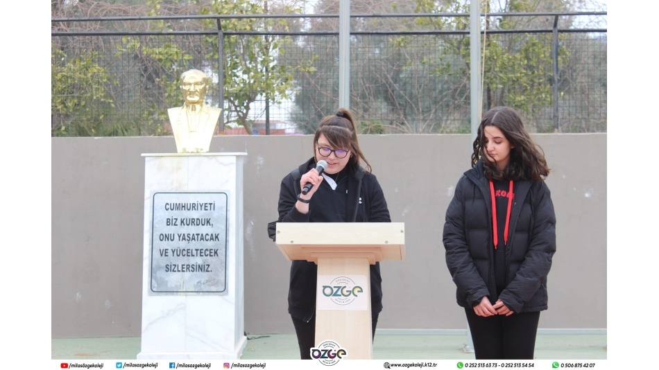 Anadolu Lisesi Öğrencilerimizden 18 Mart Çanakkale Zaferi ve Şehitleri Anma Programı