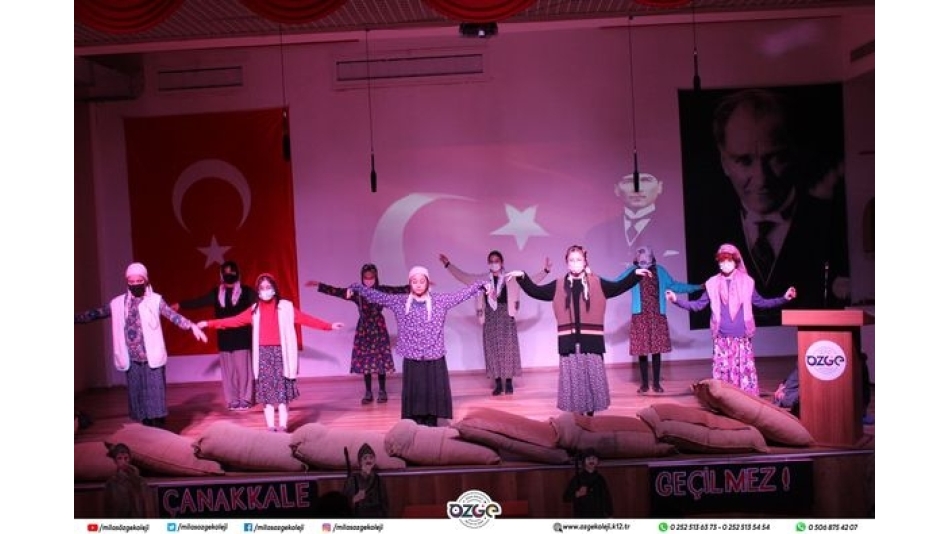 Ortaokul Öğrencilerimizden 18 Mart Çanakkale Zaferi ve Şehitleri Anma Programı