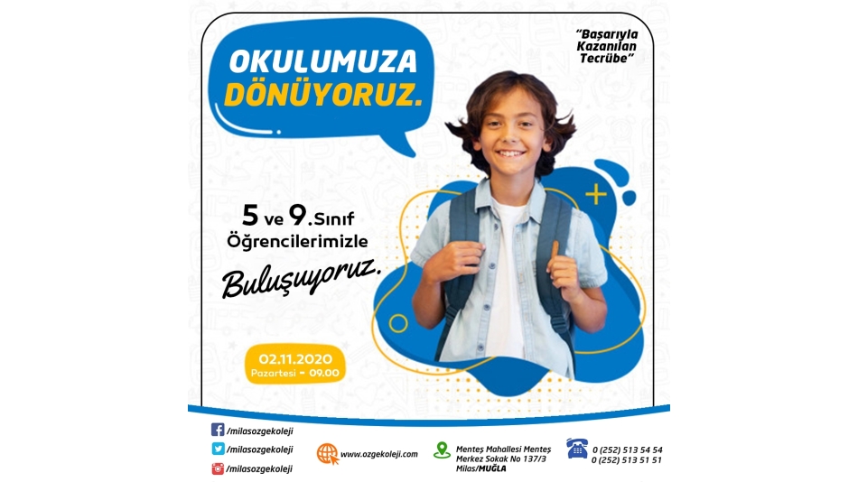 Okulumuza Dönüyoruz.